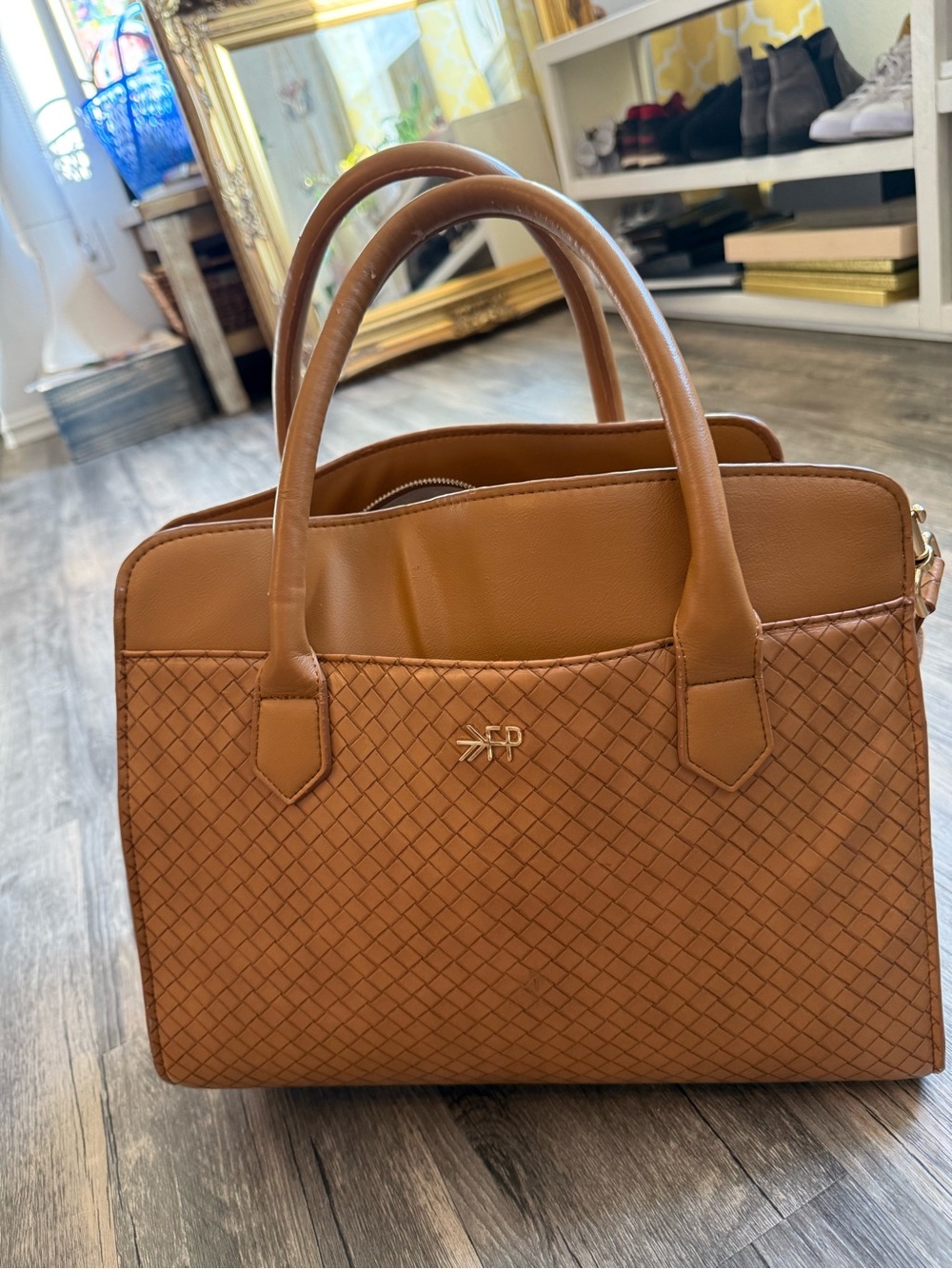 Freshly Picked Woven Windsor Satchel